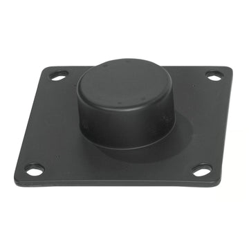 Eagle Manufacturing HDPE Plastic Base, 2 3/4" High, Black - 10"
