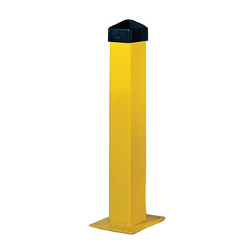 Eagle Manufacturing Steel Bollard Post, 5" Diameter, Yellow - 36"