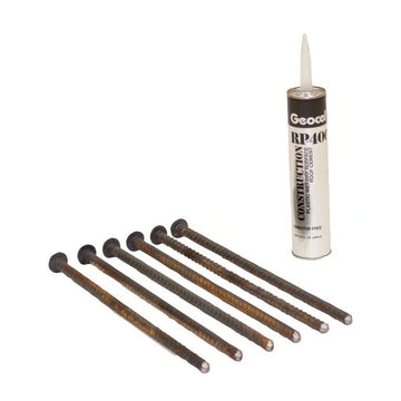 Eagle Manufacturing Spike Kit, 4" x 14", Silver - 6'