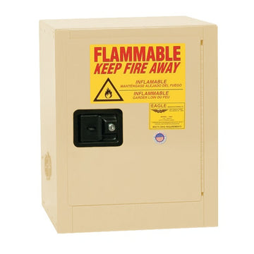 Eagle Manufacturing Steel Flammable Cabinet, 4 gal. - Beige