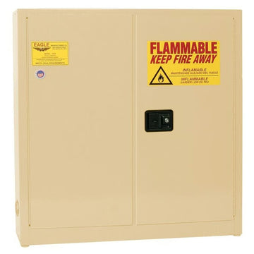 Eagle Manufacturing Steel Flammable Cabinet, 24 gal. - Beige