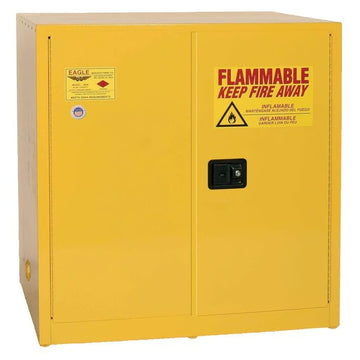Eagle Manufacturing 6410X Steel Flammable Cabinet, 60 gal., Yellow - Default Title
