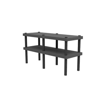 Structural Plastics Corporation Industrial Workbench, 24" Wide, Black - 1,210 lb.
