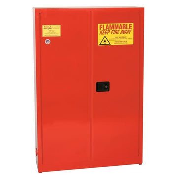 Eagle Manufacturing PI77X Steel Safety Cabinet, 30 gal., Red - Default Title