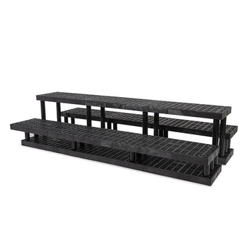 SPC Retail SPC-Retail Benchmaster Plastic Display, 51" Wide, Black - 1,120 lb.