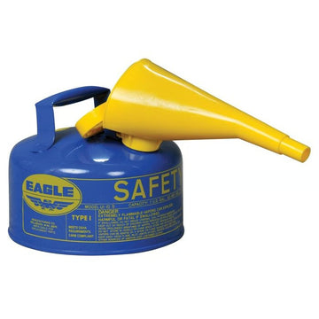 Eagle Manufacturing Steel Safety Can, 1 gal., Blue - UI10FSB