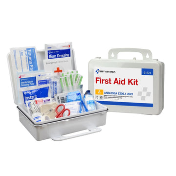First Aid Only 91324 Plastic First Aid Kit, 10" Wide - Default Title