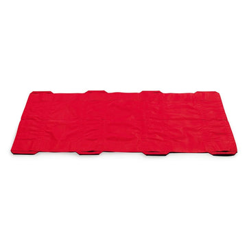 First Aid Only M5119 Nylon Collapsible Fold-Up Stretcher, 28" x 72", Red - Default Title