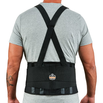 Ergodyne 11400 Back Support, One Size Fits Most, Black - Default Title