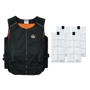 Ergodyne 12135 Polyester / Cotton Cooling Vest, L XL - Default Title