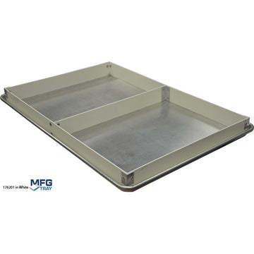MFG Tray Fiberglass Divided Lengthwise, Full Size - 2"