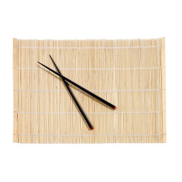 Town 34253 Bamboo Placemat, 12" x 18", Brown, 4/Set - Default Title