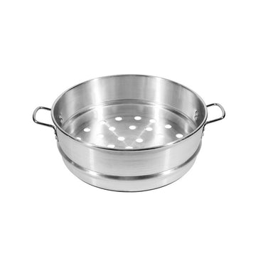 Town 34412 Aluminum Steamer, 12" Diameter, Silver - Default Title
