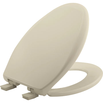 Bemis Plastic Toilet Seat, 14" Wide - Bone-Cream White