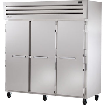 True Refrigeration STA3F Reach-In Freezer, 77 3/4" Wide, Silver - 115V