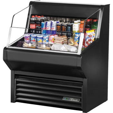 True Refrigeration THAC Air Curtain Merchandiser, 43 3/8" High, 115V - 8.8 cu. ft.