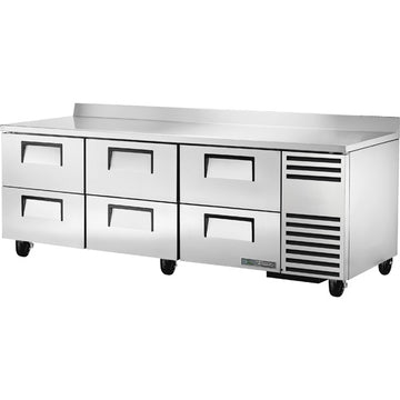 True Refrigeration TWT-93D-6-HC Worktop Refrigerator, 35.2 cu. ft., 115V - Default Title