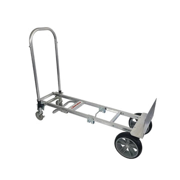 B&P Manufacturing SSR Convertible Hand Truck, 21" Wide, Silver - Front-Mount