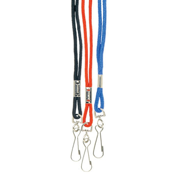 Kemp USA 10-429 Nylon Lanyard, 19" Long - Blue
