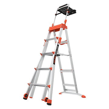 Little Giant Ladder Systems Aluminum Giant Select Step, 300 lb. Capacity, Silver - 5 - 8'