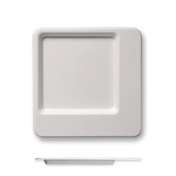 Jungle Stone Plate, White - 400/Case