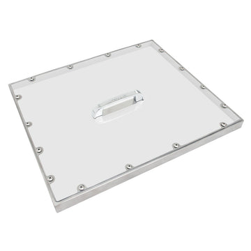 Turbo Air Refrigeration PC-36J Plastic Pan Cover, 22 1/2" x 27 3/8", Translucent - Default Title