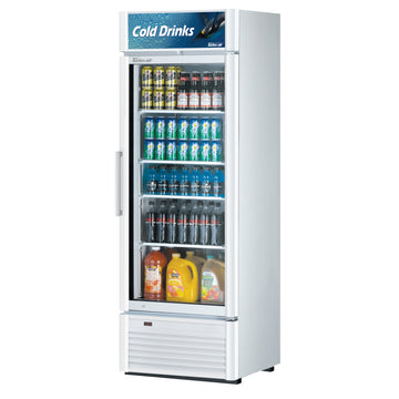 Turbo Air Refrigeration TGM Door Refrigerated Merchandiser, 16.01 cu. ft., 115V - White