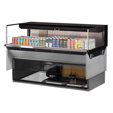 Turbo Air Refrigeration TOM-60L-UF Merchandiser, 8 cu. ft., 115V - Black