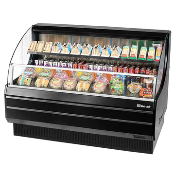 Turbo Air Refrigeration TOM Display Case, 12.3 cu. ft., 115V - Black