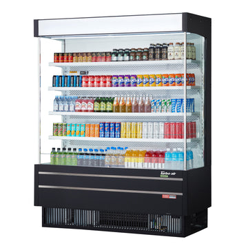 Turbo Air Refrigeration TOM Display Case, 26.5 cu. ft., 115V - Black