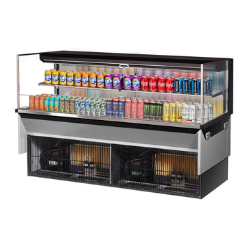 Turbo Air Refrigeration TOM-72L-UF Merchandiser, 15.8 cu. ft., 220V - Black