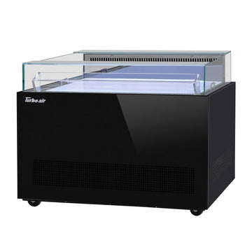Turbo Air Refrigeration TOS-50NN Air Curtain Merchandiser, 30 7/8" High, 115V - Black