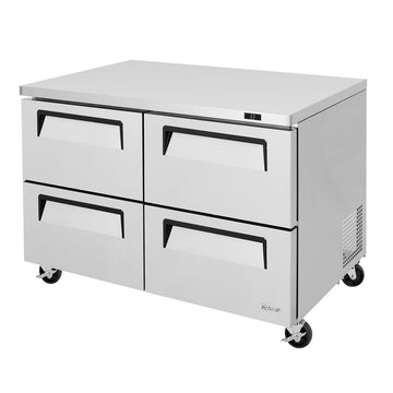Turbo Air Refrigeration TUR-48SD-D4-N Undercounter Refrigerator, 12 cu. ft., 115V - Default Title