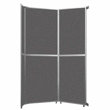 Versare Fabric Room Divider, Gray - 7 15/16' x 101 1/4"