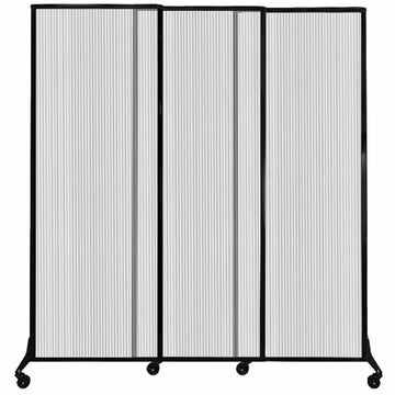Versare Polycarbonate Room Divider, 7' Wide - Clear