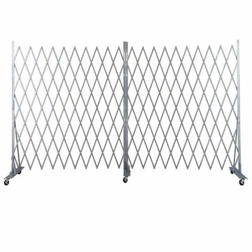 Versare Steel Security Gate, 6' High, Black - 18'