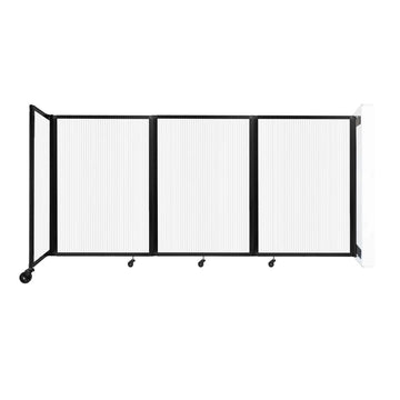 Versare Polycarbonate Room Divider, Clear - 8 1/2' x 48"