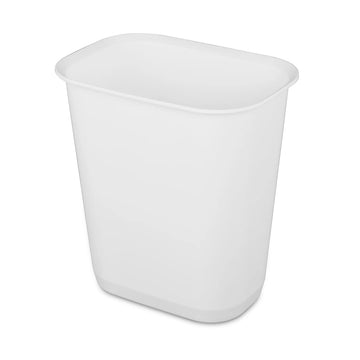 Sterilite Corporation Plastic Wastebasket, Black - 3 gal.