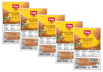 Schar Multigrain Ciabatta Bread by Schär – 7 Ounce (Pack of 5)
