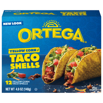 Yellow Corn Taco Shells by Ortega – 4.9 Ounce (Pack of 1), Yellow Corn, Model 1151945