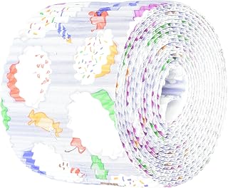 Bordette Designs Decorative Border, Birthday Cupcakes, 2-1/4" x 25', 1 Roll