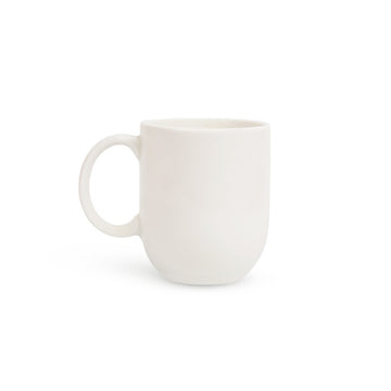 Ariane Fine Porcelain Vital Coupe Mug, White, 6/Case - 10.14 oz.