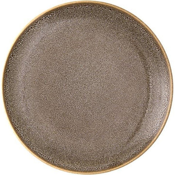 Ariane Fine Porcelain Freckles Porcelain Plate, Brown - 8 1/4"