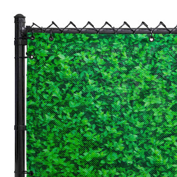 Ligustrum Ficus Double-Sided Scenic Fence Screen (6ft x 50ft) by FenceScreen – 6ft x 50ft, Vinyl, Green, Model 210-5850-LFH