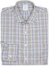 Brooks Brothers Mens Regent Fit Supima Cotton Mixed Plaids Pocket Dress Shirt,