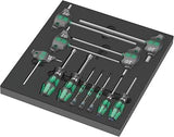 Wera 05150104001 9713 Foam Insert Hex Screwdriver Set 1, 12 Pieces