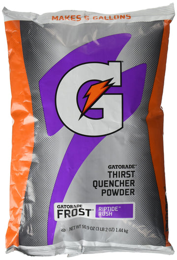 Thirst Quencher Powder Purple Frost Riptide Rush by Gatorade – 50.9 Ounce (Pack of 1), Purple, Model 33672
