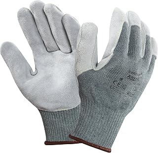 Ansell Vantage 70-765 Kevlar/Cotton Glove, Cut Resistant, Knit Wrist Cuff, Medium (Pack of 12)