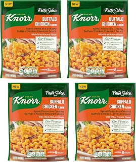 Knorr Pasta Sides Buffalo Chicken Flavor Pasta for a Delicious + Quick Side Dish, with No Artificial Flavors or Preservatives, 4.2 oz (Pack of 4)