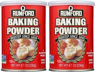Rumford Double Action Baking Powder, 8.1 oz (Pack of 2)